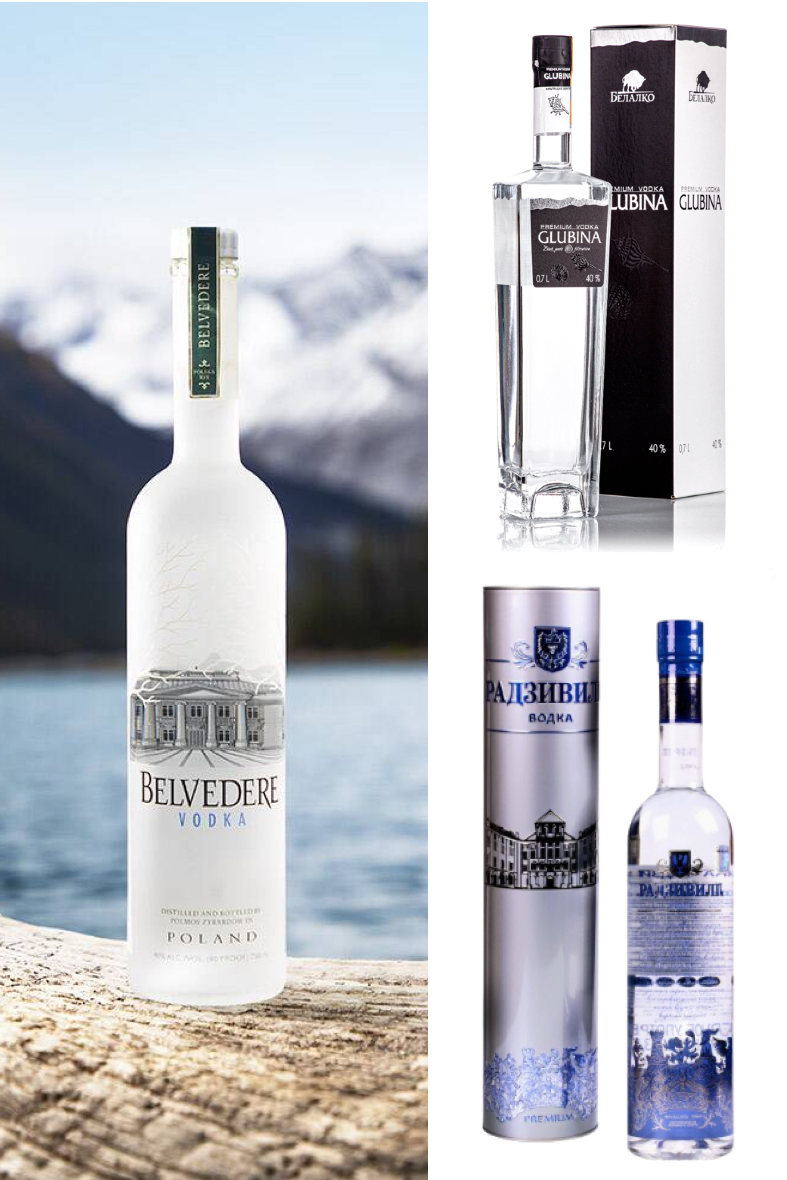 Premium Vodka Tasting - Belvedere, Glubina, Radzivil